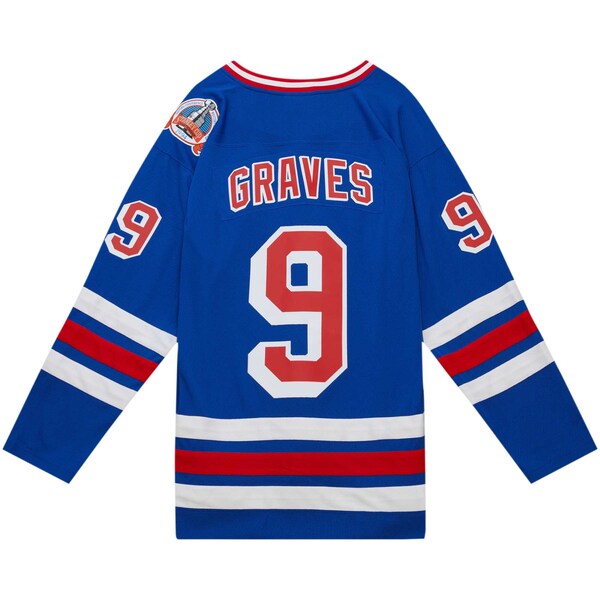 Adam Graves New York Rangers  1993/94 Blue Line Player Jersey - Royal