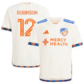 Miles Robinson FC Cincinnati adidas Youth 2024 The Canvas Kit Replica Player Jersey - White