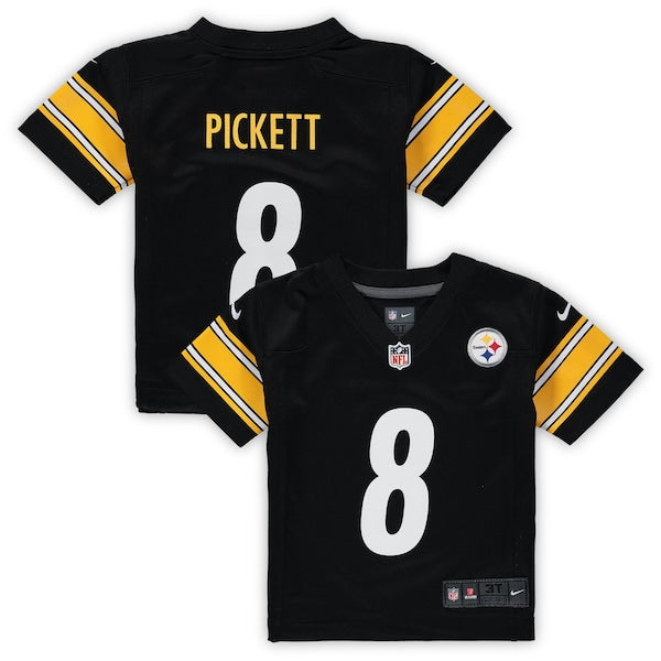 Kenny Pickett Pittsburgh Steelers Nike Toddler Game Jersey - Black