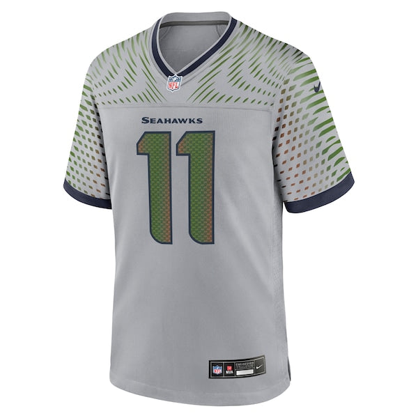 Jaxon Smith-Njigba Seattle Seahawks Nike 2025 Rivalries Collection Game Jersey - Wolf Gray