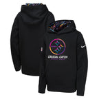 Pittsburgh Steelers Nike Youth 2024 NFL Crucial Catch Pullover Hoodie - Black