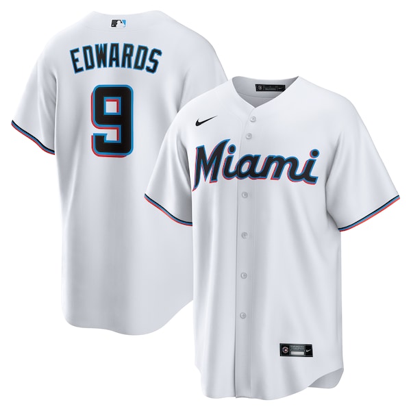 Xavier Edwards Miami Marlins Nike Home Replica Jersey - White