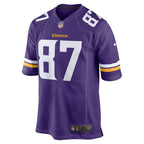 T.J. Hockenson Minnesota Vikings Nike Game Player Jersey - Purple