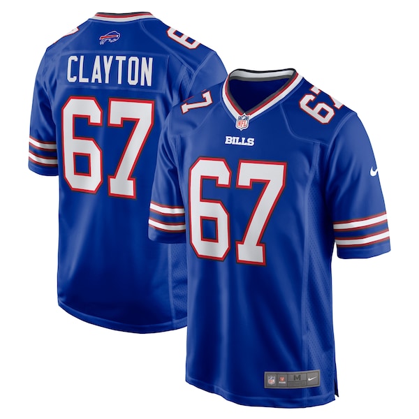 Travis Clayton Buffalo Bills Nike Game Jersey -  Royal