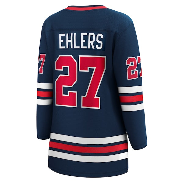 Nikolaj Ehlers Winnipeg Jets  Women's  Premier Breakaway Player Jersey - Navy