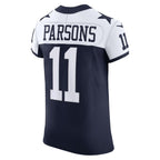 Micah Parsons Dallas Cowboys Nike Alternate Vapor F.U.S.E. Elite Jersey - Navy