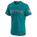 Seattle Mariners Nike Alternate Vapor Premier Elite Patch Jersey - Aqua