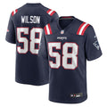 Jared Wilson New England Patriots Nike Team Game Jersey -  Navy