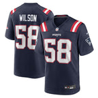 Jared Wilson New England Patriots Nike Team Game Jersey -  Navy