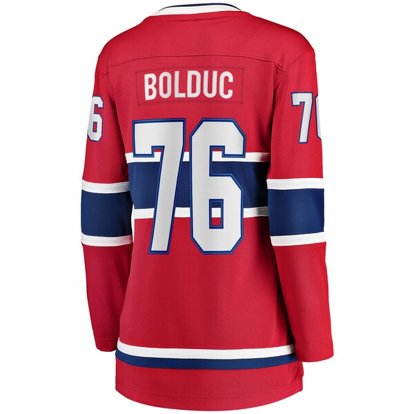 Zack Bolduc Montreal Canadiens  Women's Home Breakaway Jersey - Red