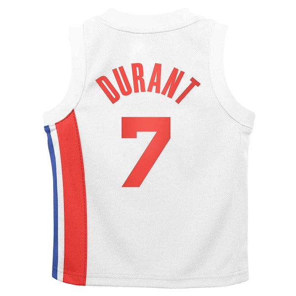 Kevin Durant Brooklyn Nets Nike Preschool 2022/23 Swingman Jersey White - Classic Edition