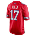 Josh Allen Buffalo Bills Nike Alternate Game Jersey - Red/Royal/White