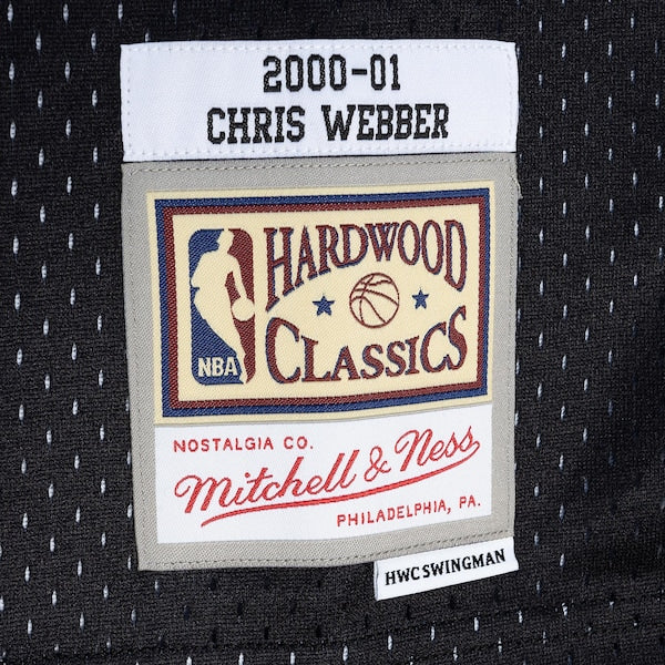 Chris Webber Sacramento Kings Hardwood Classics 2000/01 Split Swingman Jersey - Purple/Black
