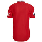 Manchester United adidas 2022/23 Home Authentic Blank Jersey - Red