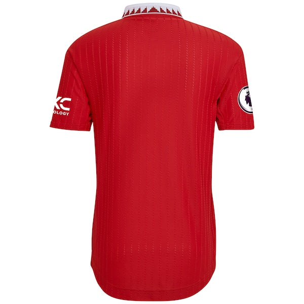 Manchester United adidas 2022/23 Home Authentic Blank Jersey - Red