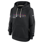 Chicago Bears Nike Women's 2025 NFL Crucial Catch Sideline Standard Issue Dri-FIT Hoodie - Black