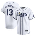 Junior Caminero Tampa Bay Rays Nike Home Limited Player Jersey - White
