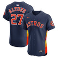 Jose Altuve Houston Astros Nike Alternate 2 Elite Player Jersey - Navy/Orange
