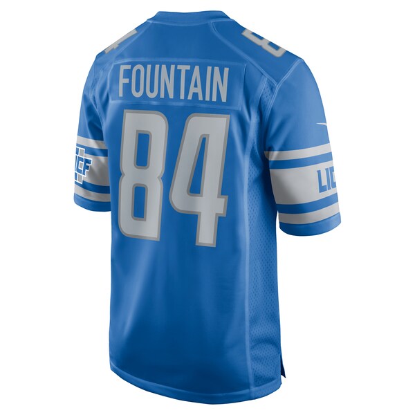 Daurice Fountain Detroit Lions Nike Team Game Jersey -  Blue