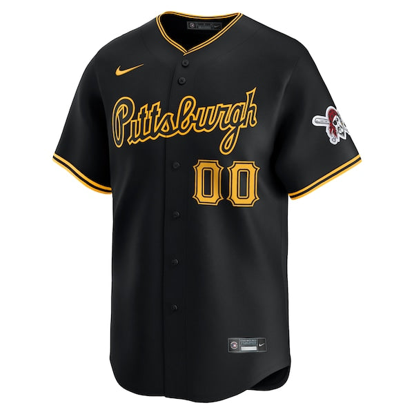 Pittsburgh Pirates Nike  Alternate Limited Custom Jersey – Black