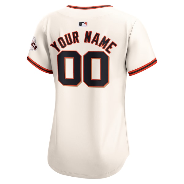 San Francisco Giants Nike Women's Home Limited Custom Jersey - Cream