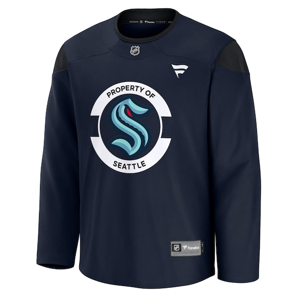 Seattle Kraken  Team Practice Jersey - Deep Sea Blue