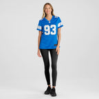 Josh Paschal Detroit Lions Nike Women's Team Game Jersey -  Blue