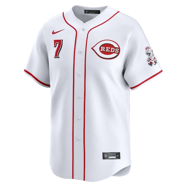 Spencer Steer Cincinnati Reds Nike Home Limited Player Jersey - White