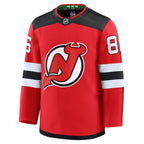 Jack Hughes New Jersey Devils  Home Premium Jersey - Red/White/Black