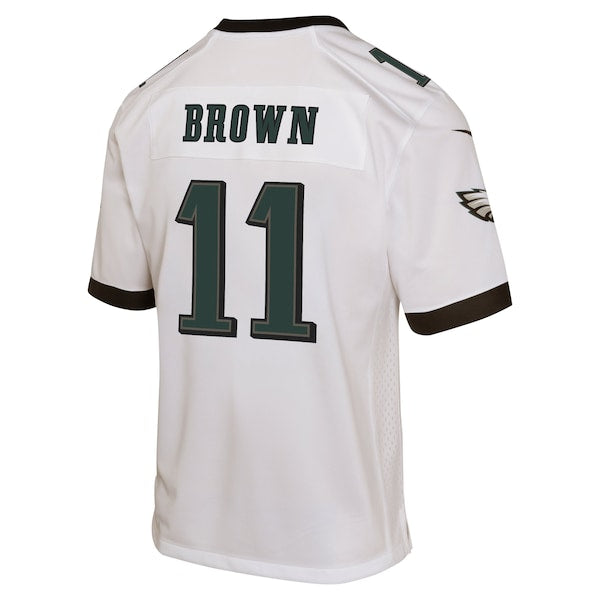 A.J. Brown Philadelphia Eagles Nike Youth Game Jersey - White/Green