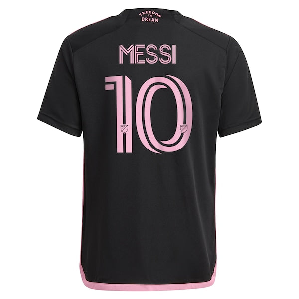 Lionel Messi Inter Miami CF adidas Youth 2024 La Noche Replica Player Jersey - Black