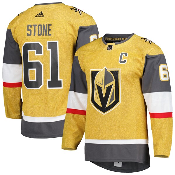 Mark Stone Vegas Golden Knights adidas Home Primegreen Authentic Player Jersey - Gold
