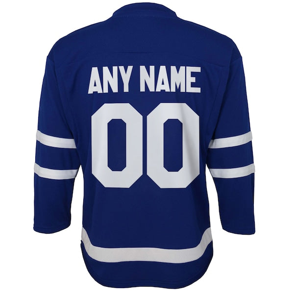 Toronto Maple Leafs Youth Home Replica Custom Jersey - Blue