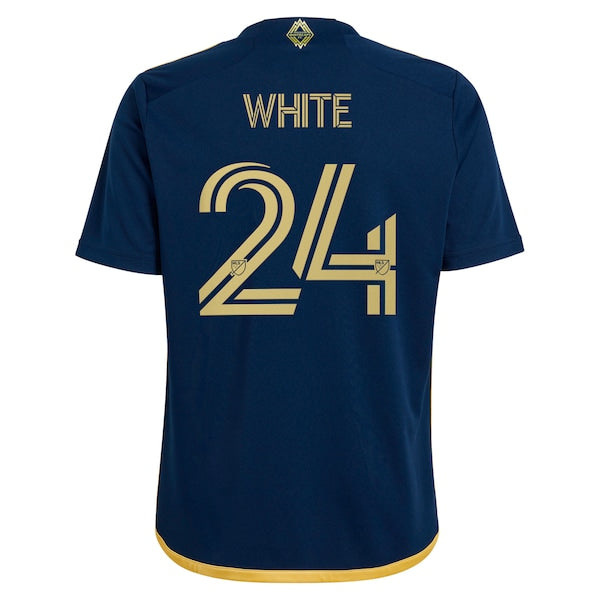 Brian White Vancouver Whitecaps FC adidas Youth 2024 The 50 Replica Player Jersey - Navy