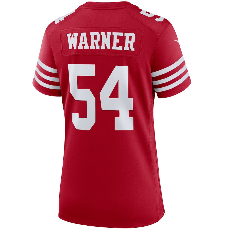 Fred Warner San Francisco 49ers Nike Women's Team Game Player Jersey - Scarlet