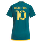 Riqui Puig LA Galaxy adidas Women's 2024 LA Kit Replica Player Jersey - Green/White