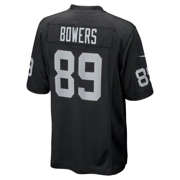 Brock Bowers Las Vegas Raiders Nike Youth Team Game Jersey - Black