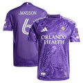 Robin Jansson Orlando City SC adidas 2025 Perfect Storm Authentic Player Jersey - Purple