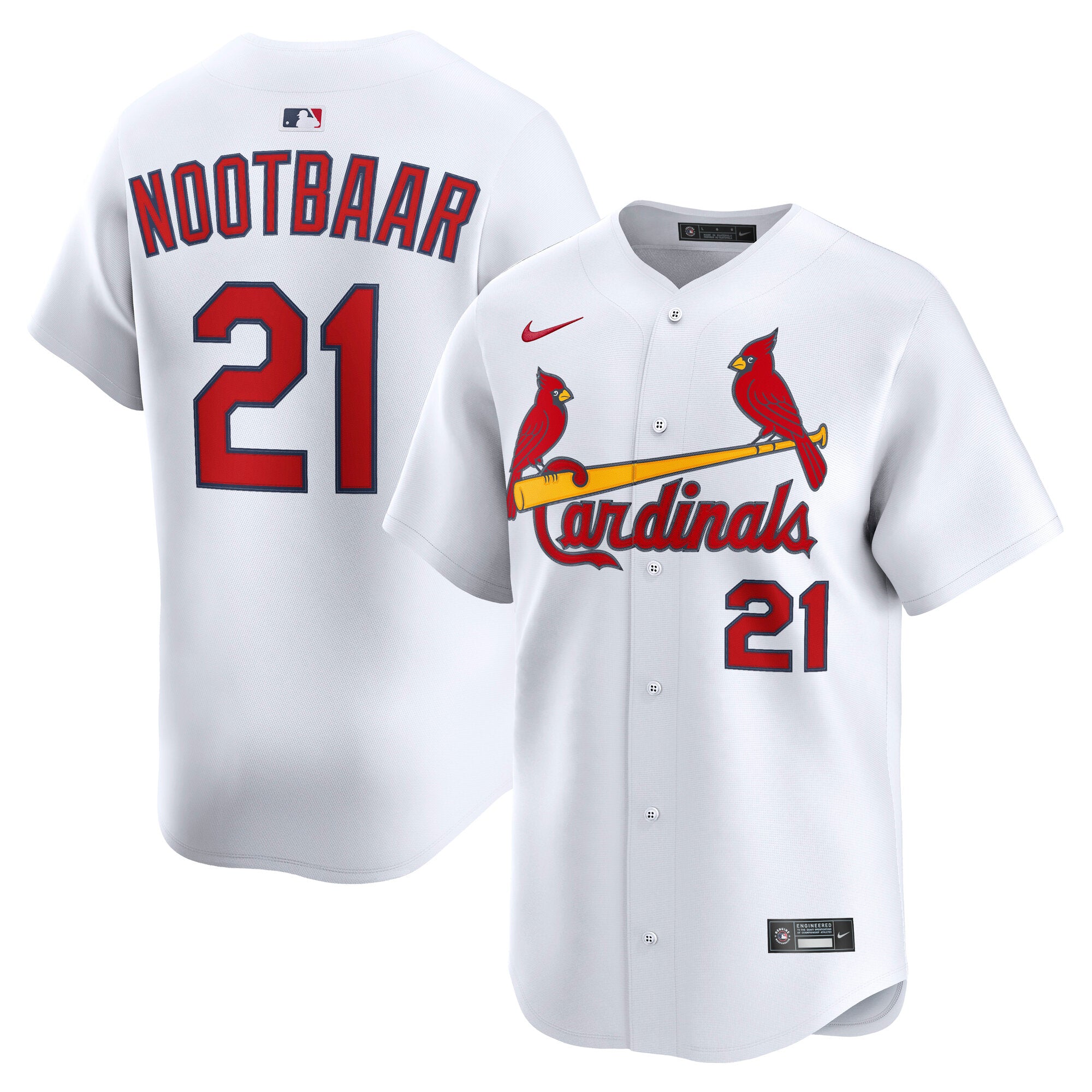 Lars Nootbaar St. Louis Cardinals Nike Alternate Limited Jersey - Light Blue/White
