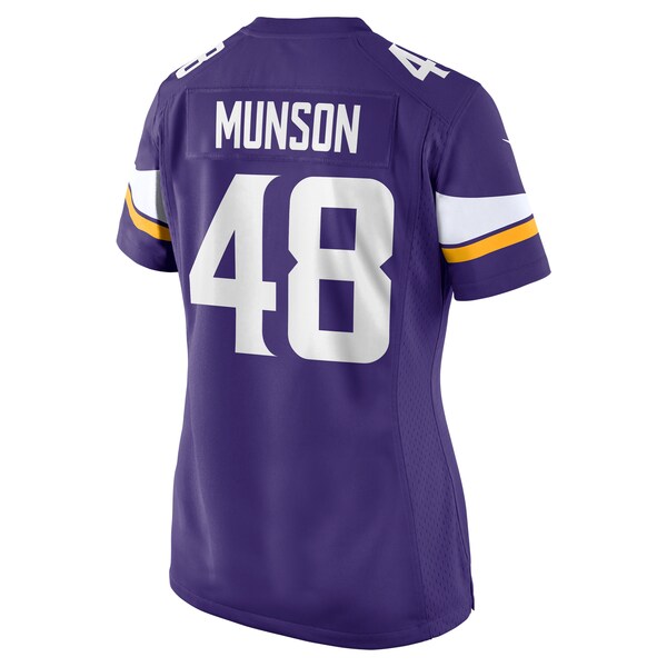 Calvin Munson Minnesota Vikings Nike Women's  Game Jersey -  Purple