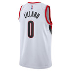 Damian Lillard Portland Trail Blazers Nike Unisex Swingman Jersey - Association Edition - White/Black