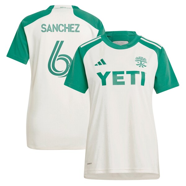 Ilie Sanchez Austin FC adidas Women's 2024 The Armadillo Kit Replica Player Jersey - Tan
