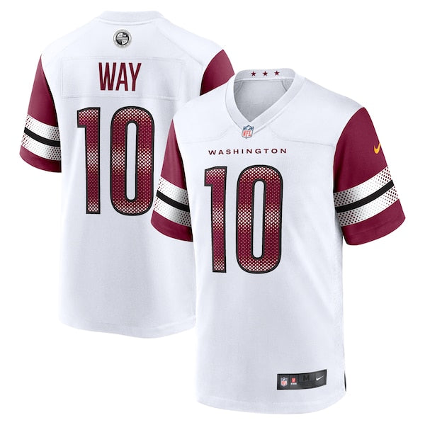 Tress Way Washington Commanders Nike Game Jersey -  White