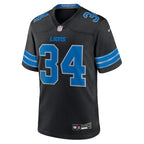 Alex Anzalone Detroit Lions Nike 2nd Alternate Game Jersey - Black/Blue
