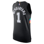 Victor Wembanyama San Antonio Spurs Nike Unisex 2025/26 Authentic Jersey - City Edition - Black