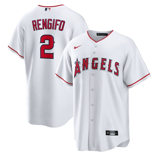 Luis Rengifo Los Angeles Angels Nike Home Replica Jersey - White