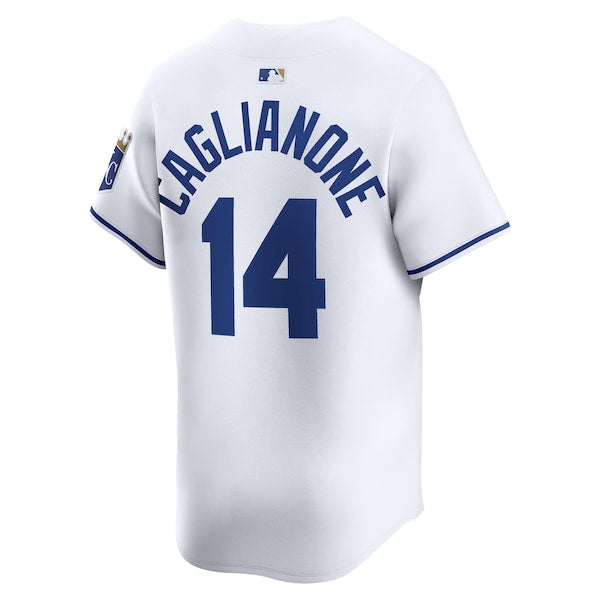 Jac Caglianone Kansas City Royals Nike Home Limited Player Jersey - White
