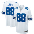 CeeDee Lamb Dallas Cowboys Nike Game Team Jersey - White/Navy