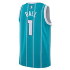 LaMelo Ball Charlotte Hornets Jordan Brand Unisex Swingman Jersey - Icon Edition - Teal/White