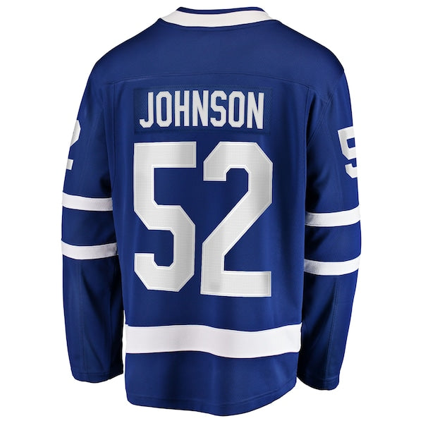Reese Johnson Toronto Maple Leafs  Home Breakaway Jersey - Blue